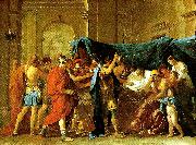 Nicolas Poussin la mort de germanicus oil painting